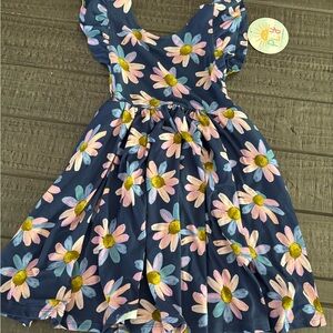 Daisy Print Kids Dress